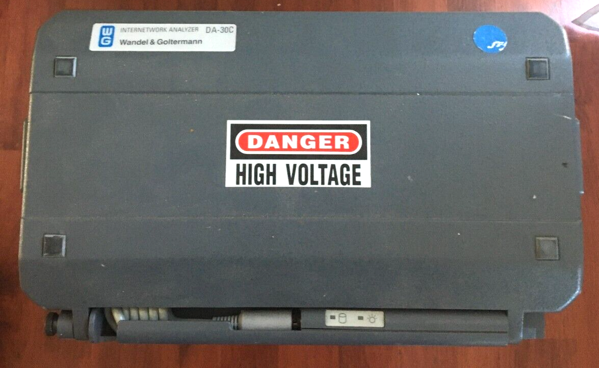 Wandel & Goltermann Internetwork Analyzer DA-30C Working