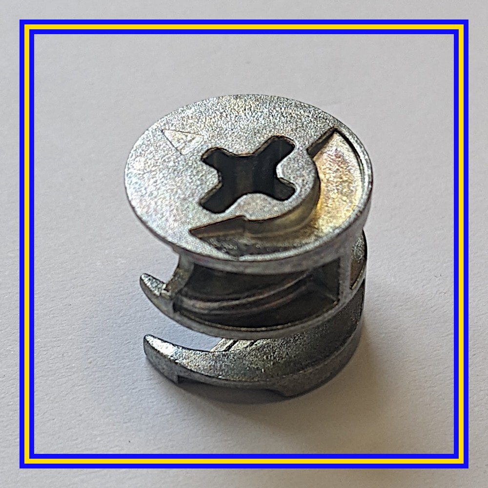 113434 X 10 IKEA Metal Cam Nuts Fixings Medium