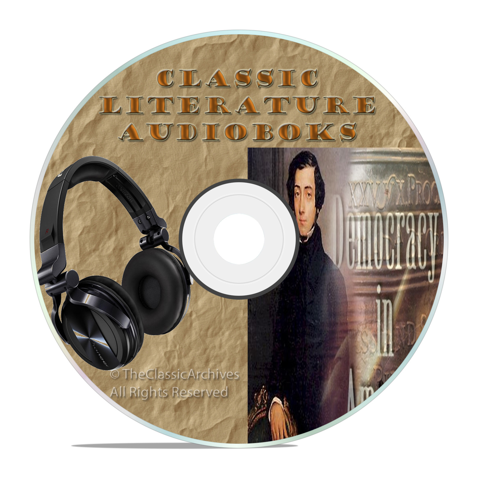 DEMOCRACY IN AMERICA, VOL 2, TOCQUEVILLE, MP3 CLASSIC AUDIOBOOK LITERATURE-A78
