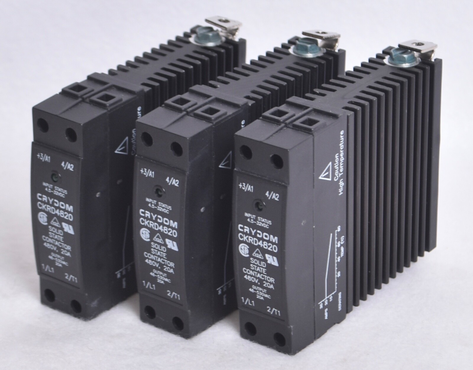 3 Count Crydom Solid State Relays CKRD4820
