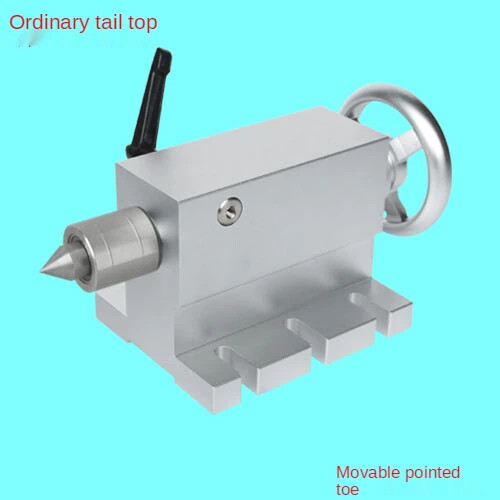 A-axis Rotating Accessories-tail Top Head Thimble Tailstock Movable Thimble