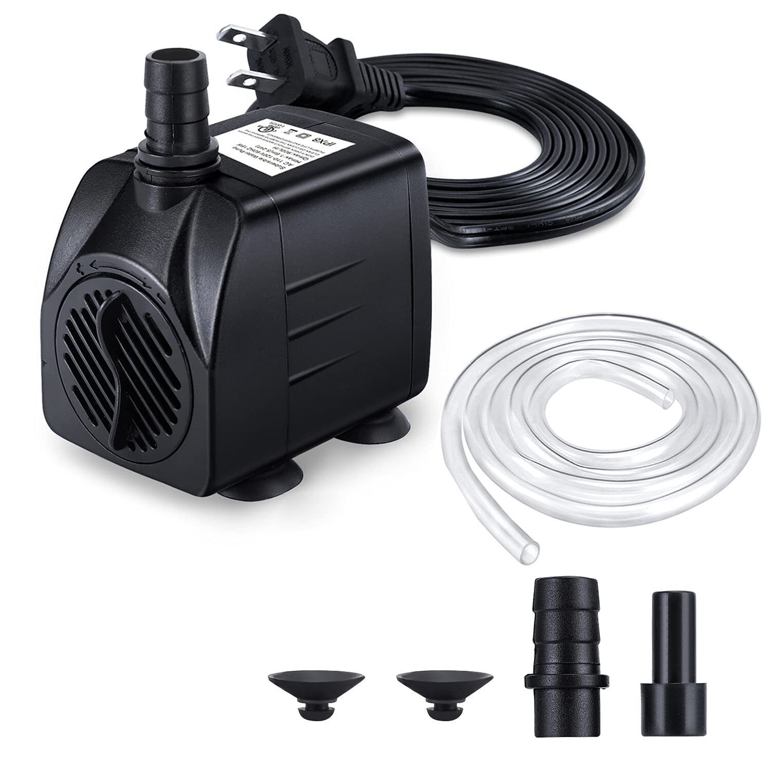 Fountain Pump 160GPH10W 600L/H Submersible Water Pump Durable Outdoor Fountai...