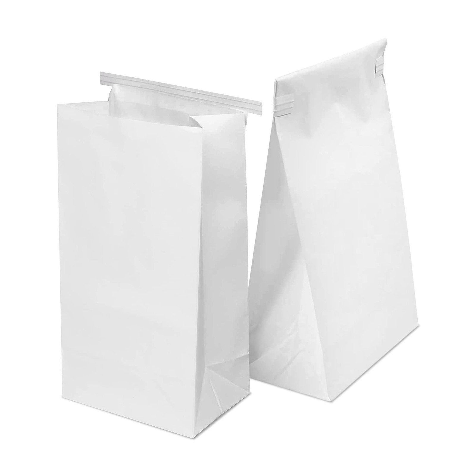 Seamless Air Sickness Bags Wire Tie Gusseted Vomit Bags 1000 Count 4.5 x 8.5 in