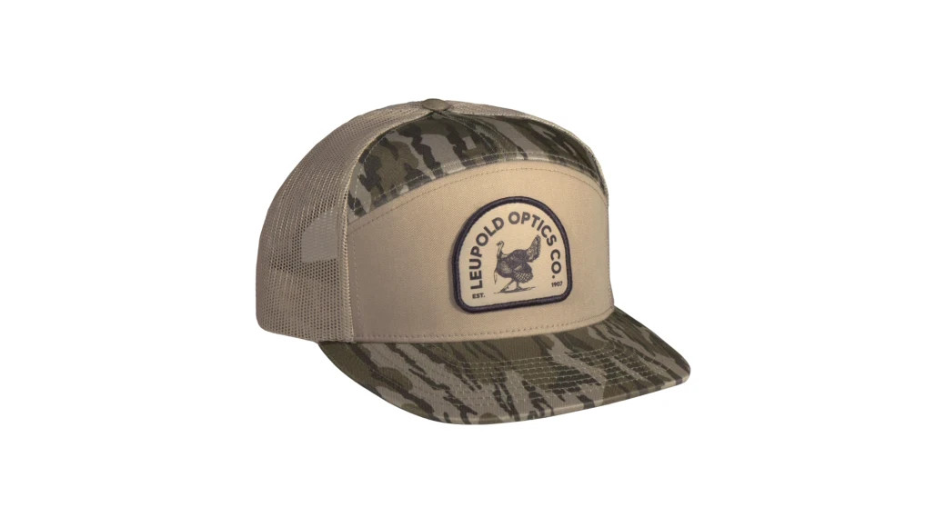 Leupold Turkey 7 Panel Trucker Khaki/Mossy Oak Bottomland (187748)