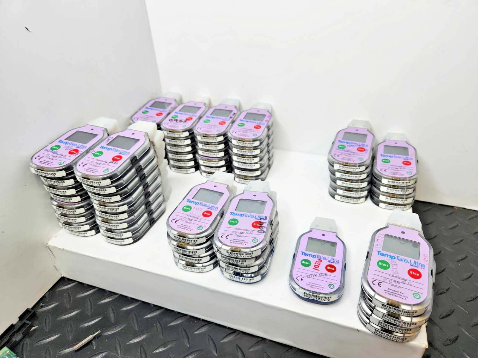 Lot of 62 used Sensitech TempTale Ultra USB Temperature Recorders