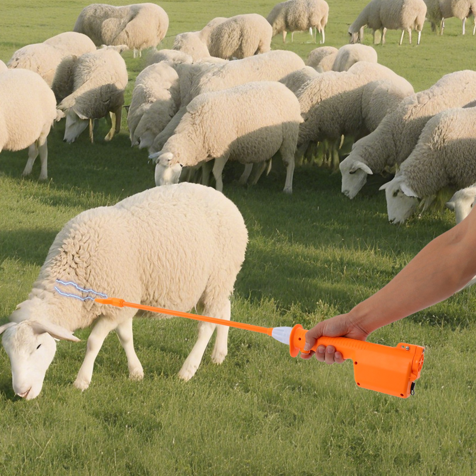Professional Electric Cattle Prod Stick for Efficient Livestock Herding