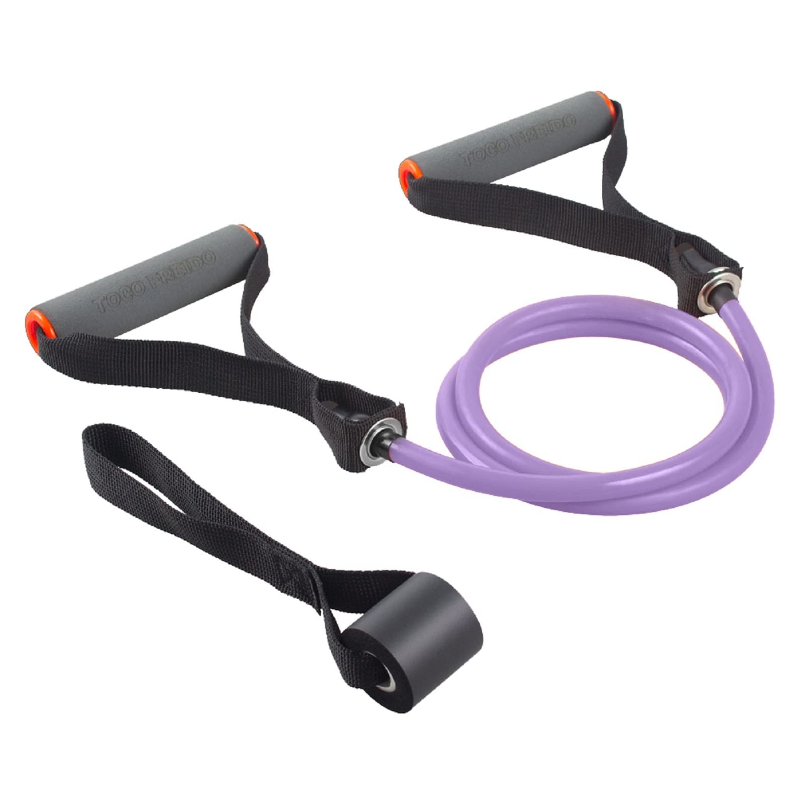 Single Resistance Bands, Workout Bands with Handles and the Exercise Bands wi...