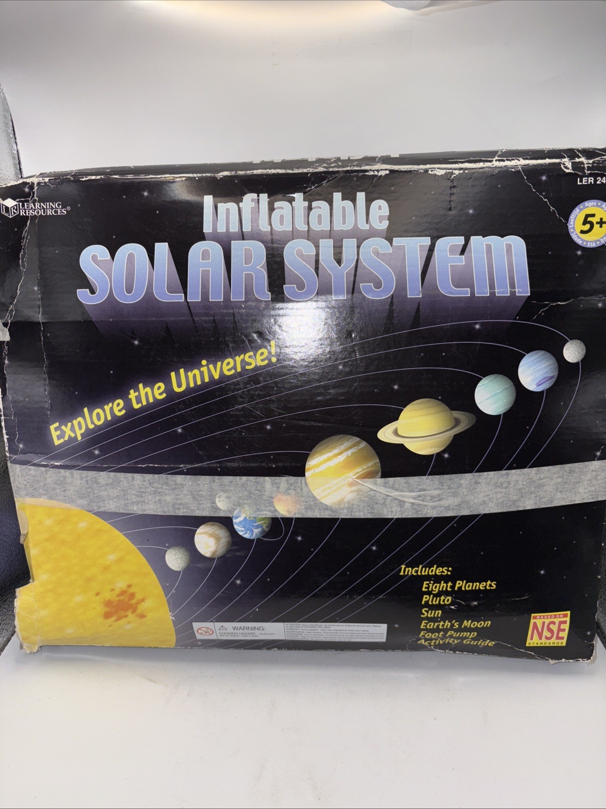 Learning Resources Inflatable Solar System - Blow Up Planets for Home or School