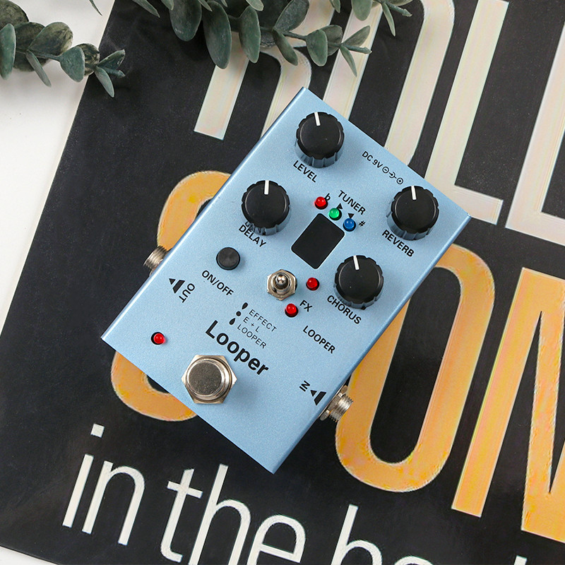 Looper Pedal Guitar Multi-Effect Pedals Looper Delay Chorus Reverb And Tuner