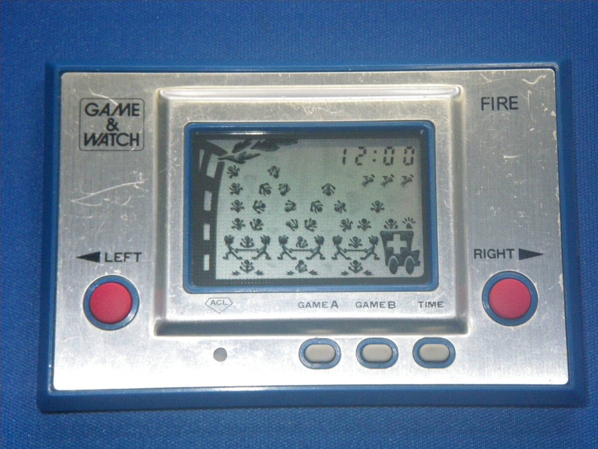 Game & Watch FIRE (working condition)