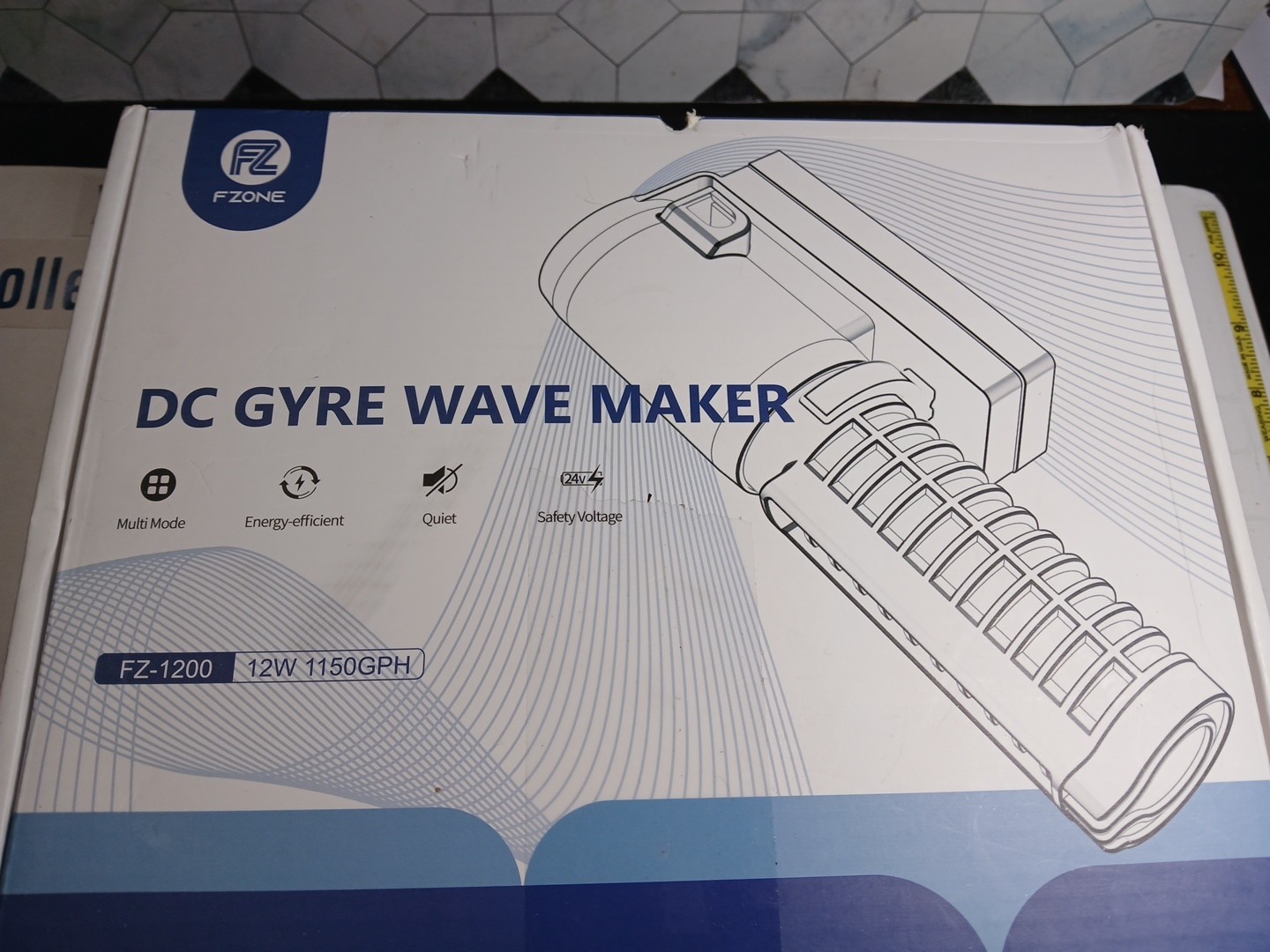 Fzone Wave Maker for Aquarium - Gyre Wavemaker FZ-1200 1150gph 12W
