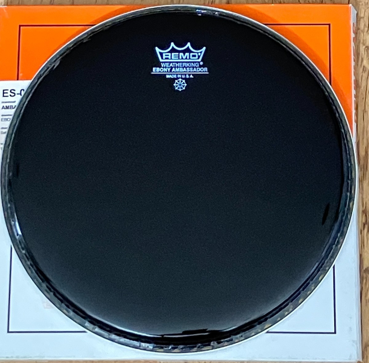 New 10" Remo Ebony Ambassador Drum Head