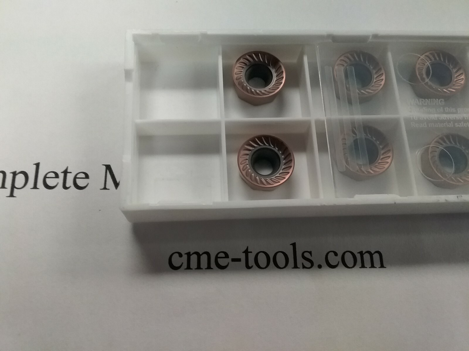 20pcs RCKT1204 MO COATED CARBIDE FACE MILL Round INSERTS-new