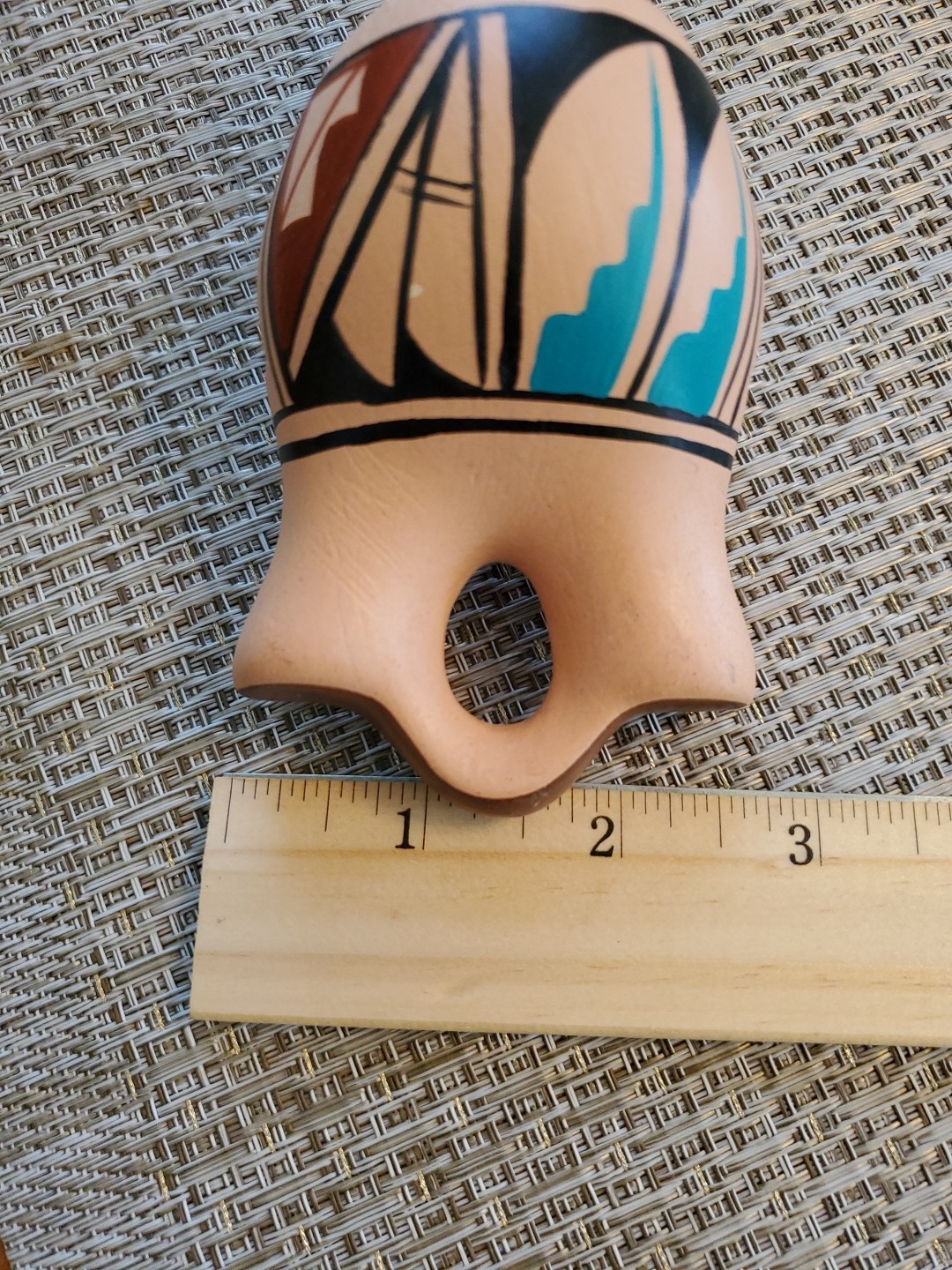 Southwestern Ceramic Night Light, Hand Painted Signed