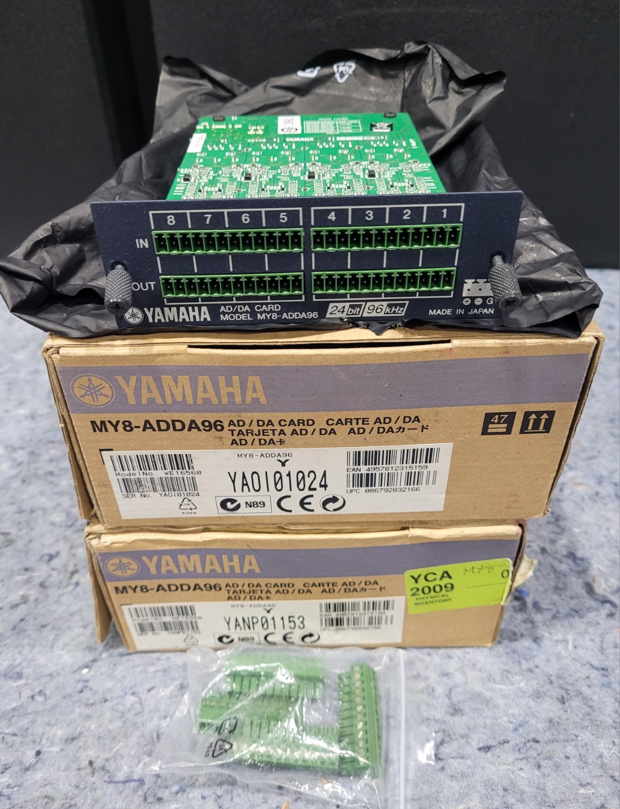 🔥*NEW*YAMAHA MY8-ADDA96-AD/DA CARD-8 CHANNEL ANALOG IN/OUT-24 BIT/96kHZ-2 AVAIL