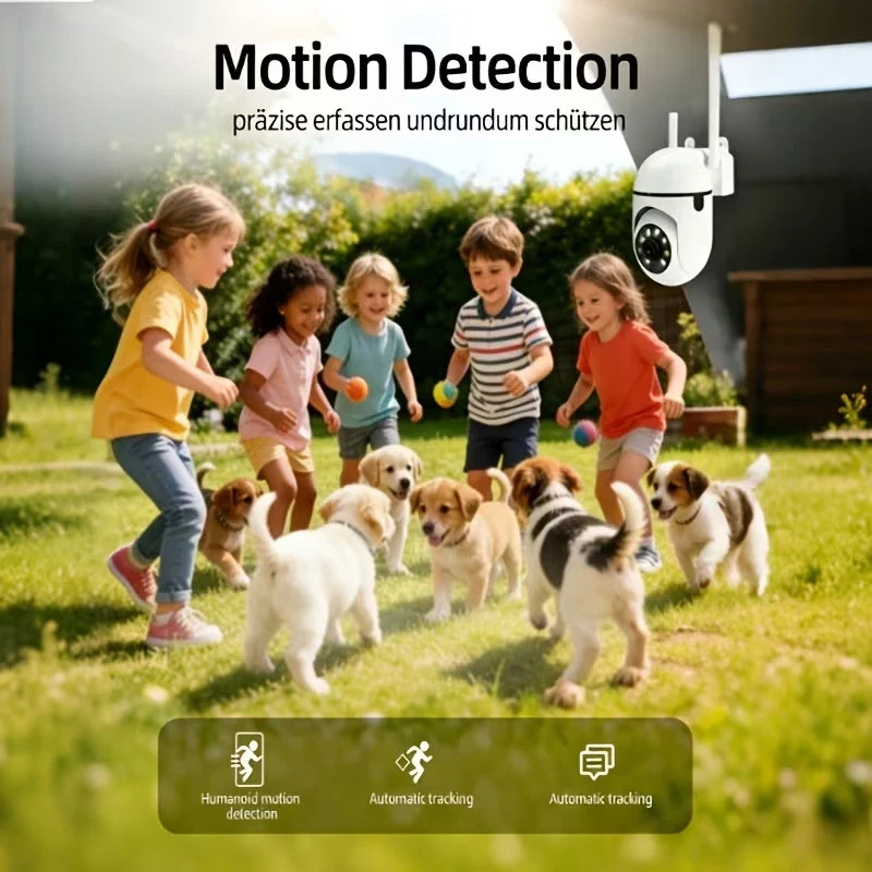 4-Pack Wireless 5G WiFi Security Camera System Smart Outdoor Night Vision 1080P