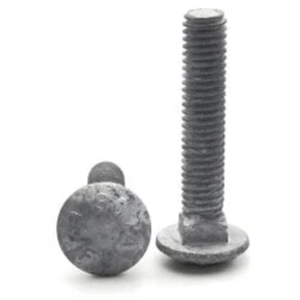 3/8-16 X 8 Galvanized Assembly With Carriage Bolts & Nuts