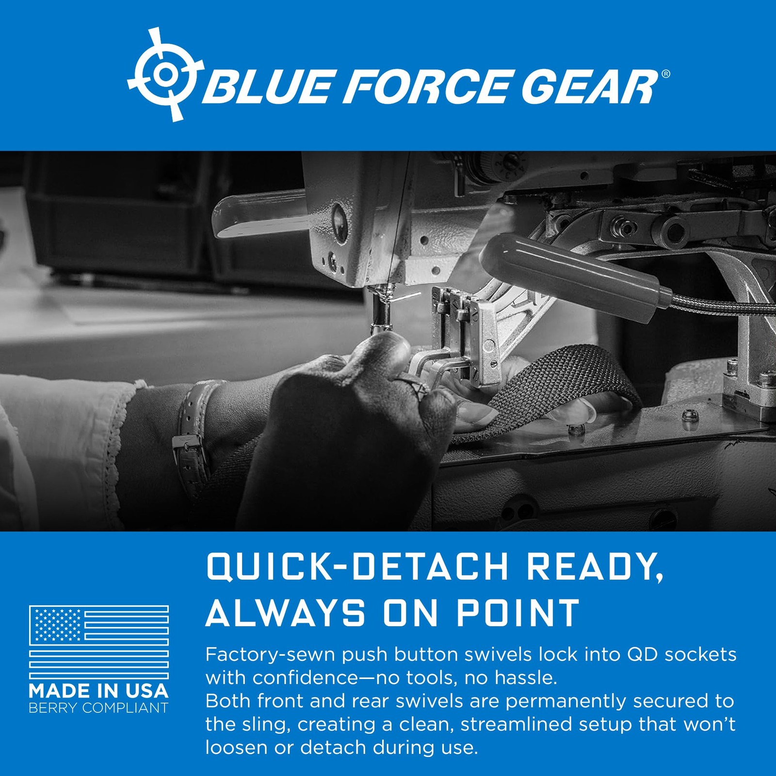 Blue Force Gear Padded - Two Point Adjustable Hunting -