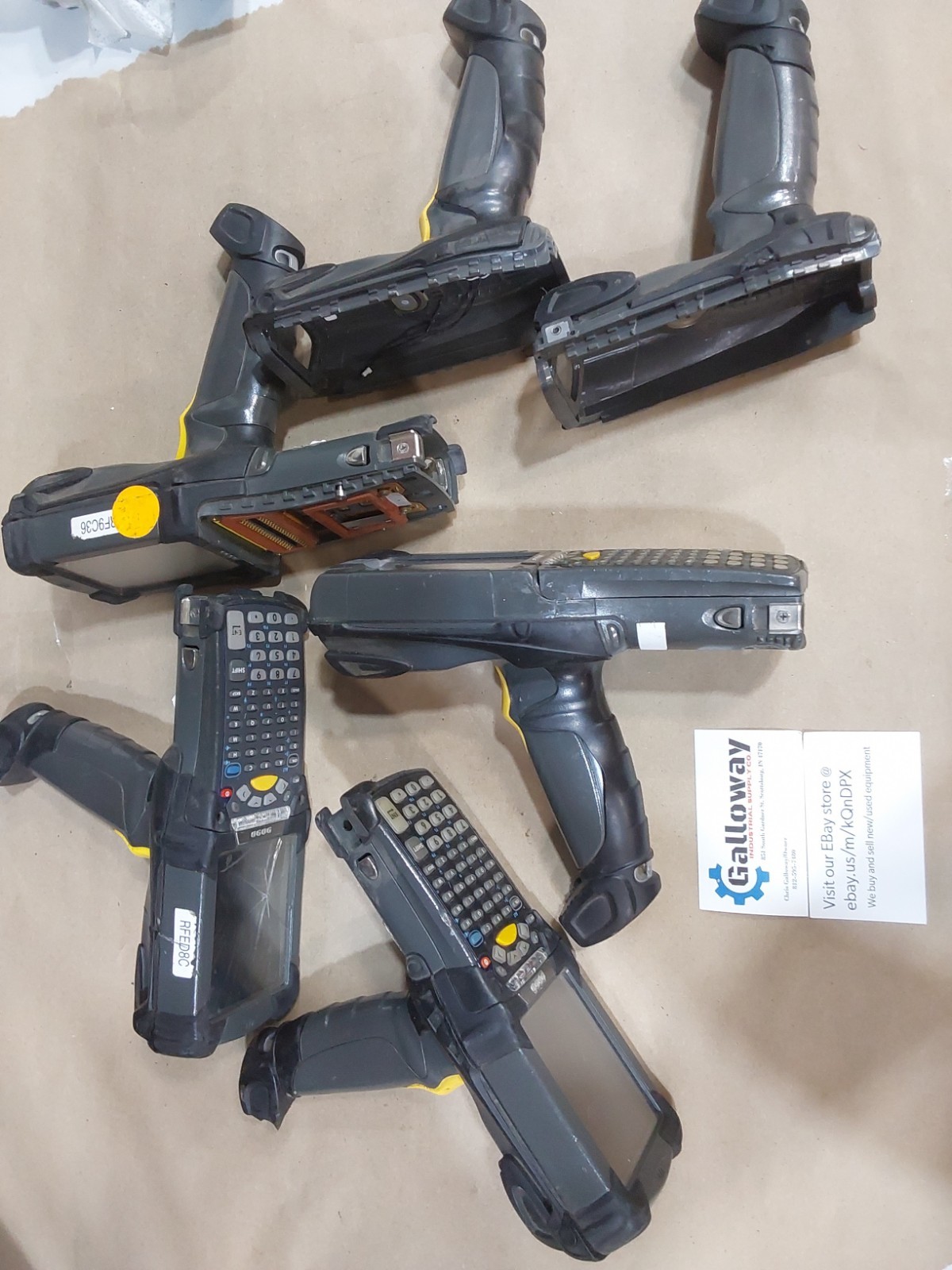 Symbol, Motorola, Misc Lot (PARTS ONLY) Barcode Scanner. Lot Of 6