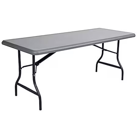 Iceberg 65237 Indestructable Industrial Folding Table, Charcoal Top, 30 In W X