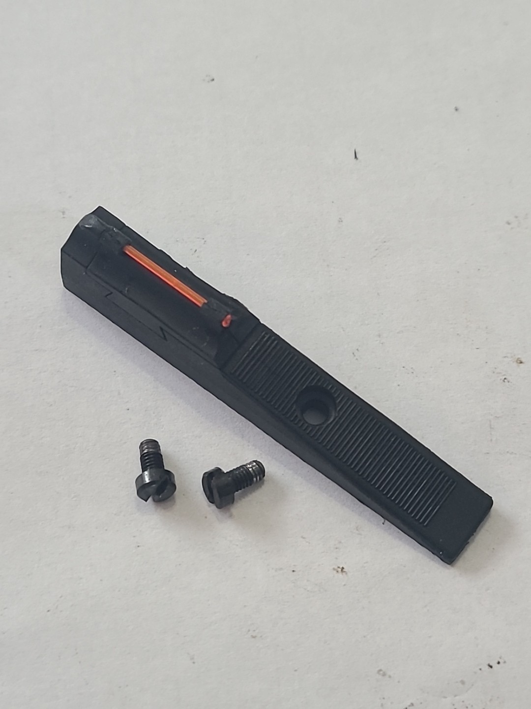 Traditions Buckstalker Muzzleloader FRONT Sight With Screws RED Fiber Optic