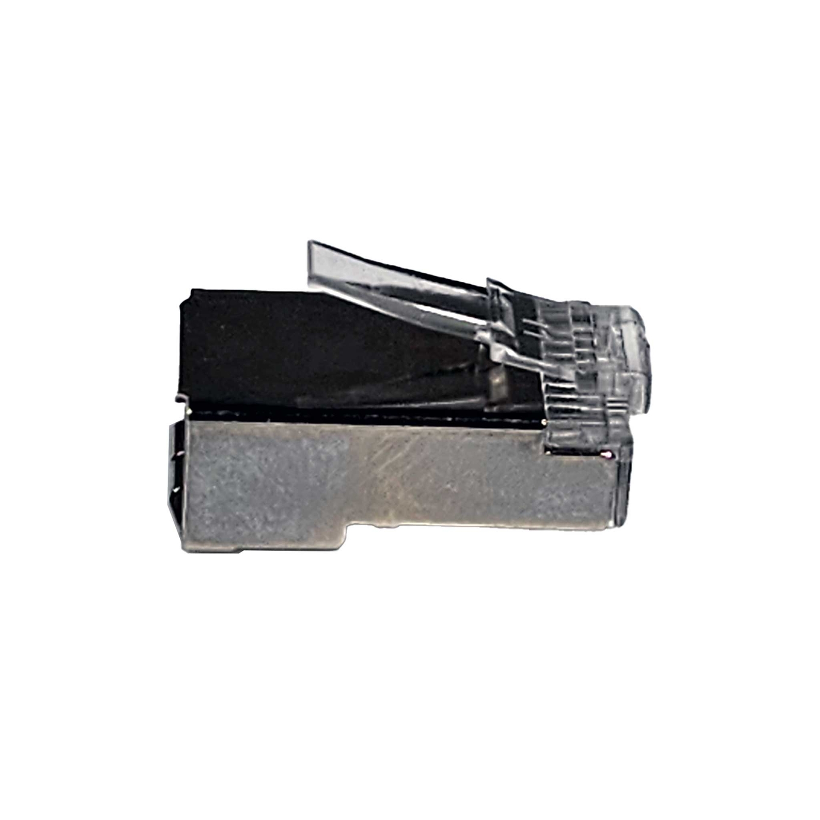 CAT6/CAT6A RJ45 8P8C Pass Through Modular Plug shielded connector, 100pcs