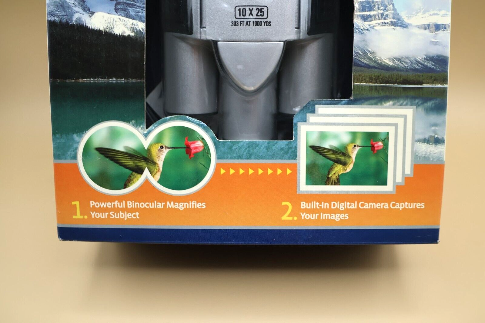 NEW Vivitar Digital Binocular Camera 10x25 Model 1611211 Open Box