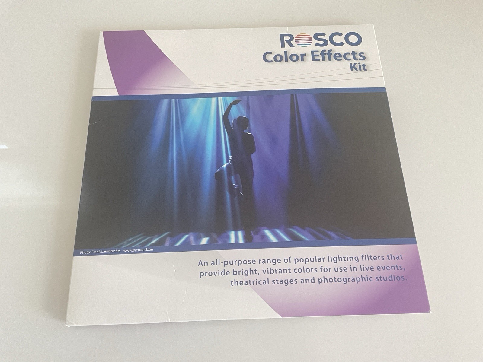 Rosco Color Effects Kit Set of 15 Gel Filter 12" x 12" Photography Lighting
