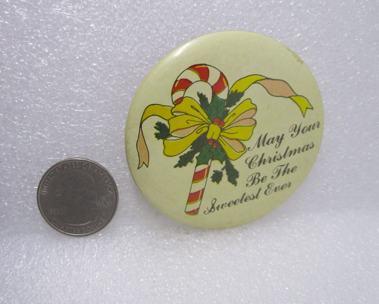 May Your Christmas Be The Sweetest Ever Button Pin