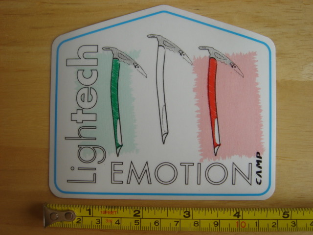 CAMP Climbing Ice Axe Lightech Emotion STICKER Decal