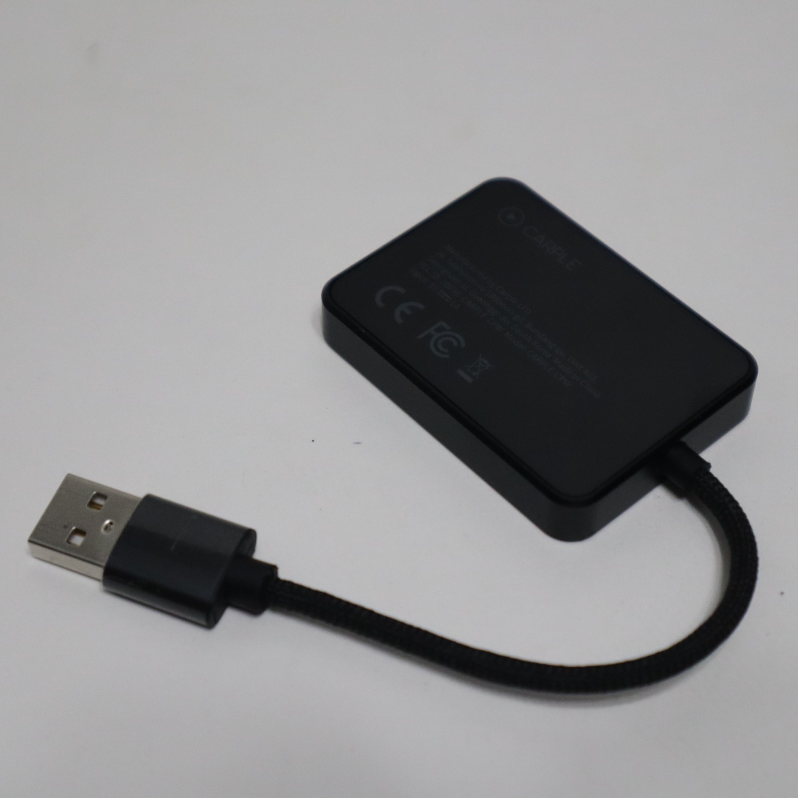 Wireless Carplay Adapter with Web App and OTA Updates, Convert Wired to Black