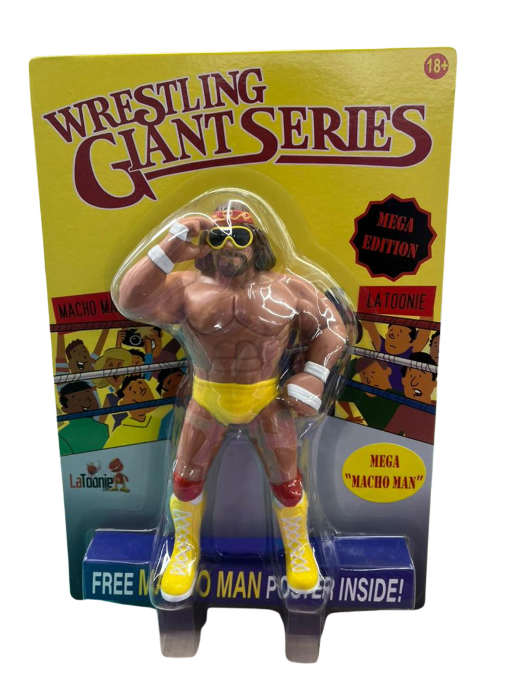 In Stock Wrestling Giant Series Mega Macho Man 8 inches in scale