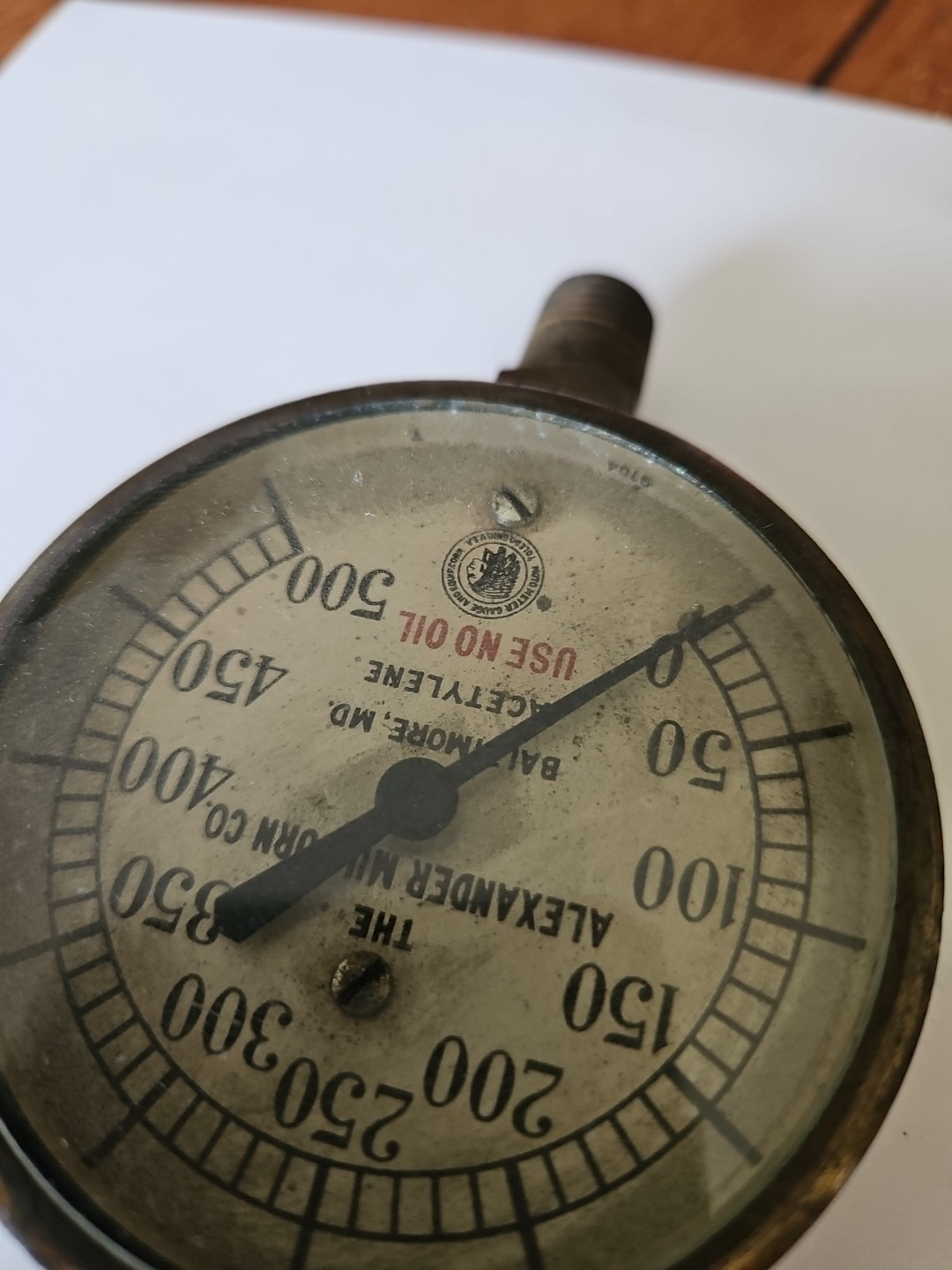 vintage usa pressure gauge