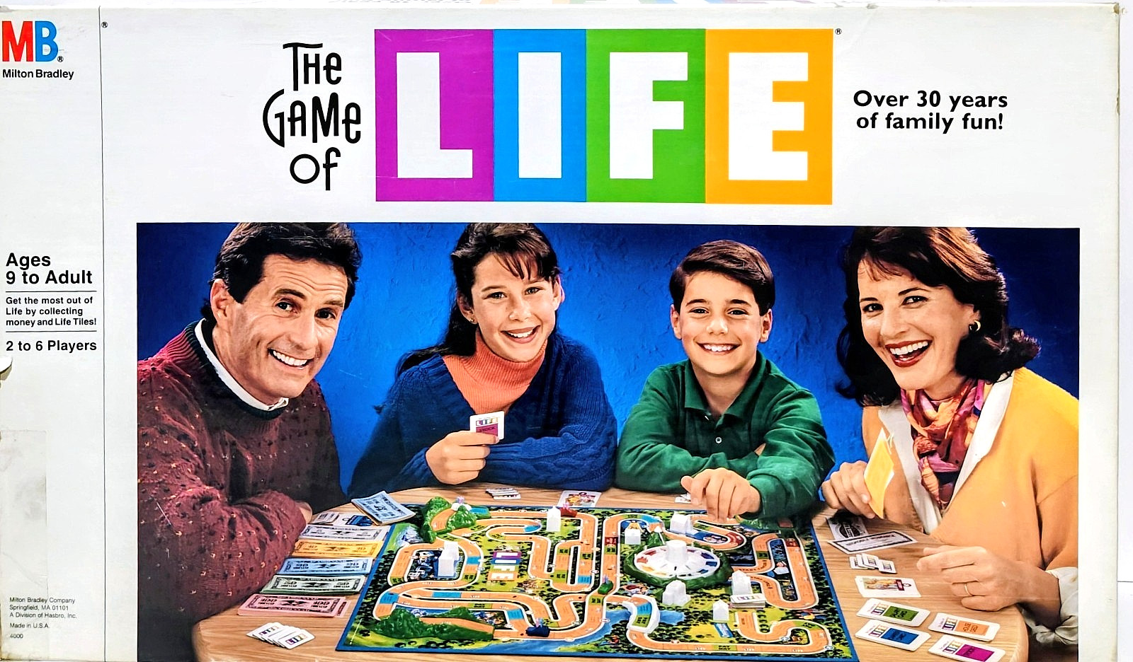 The Game of Life - Milton Bradley Classic Family Kids Complete - Vintage 1991