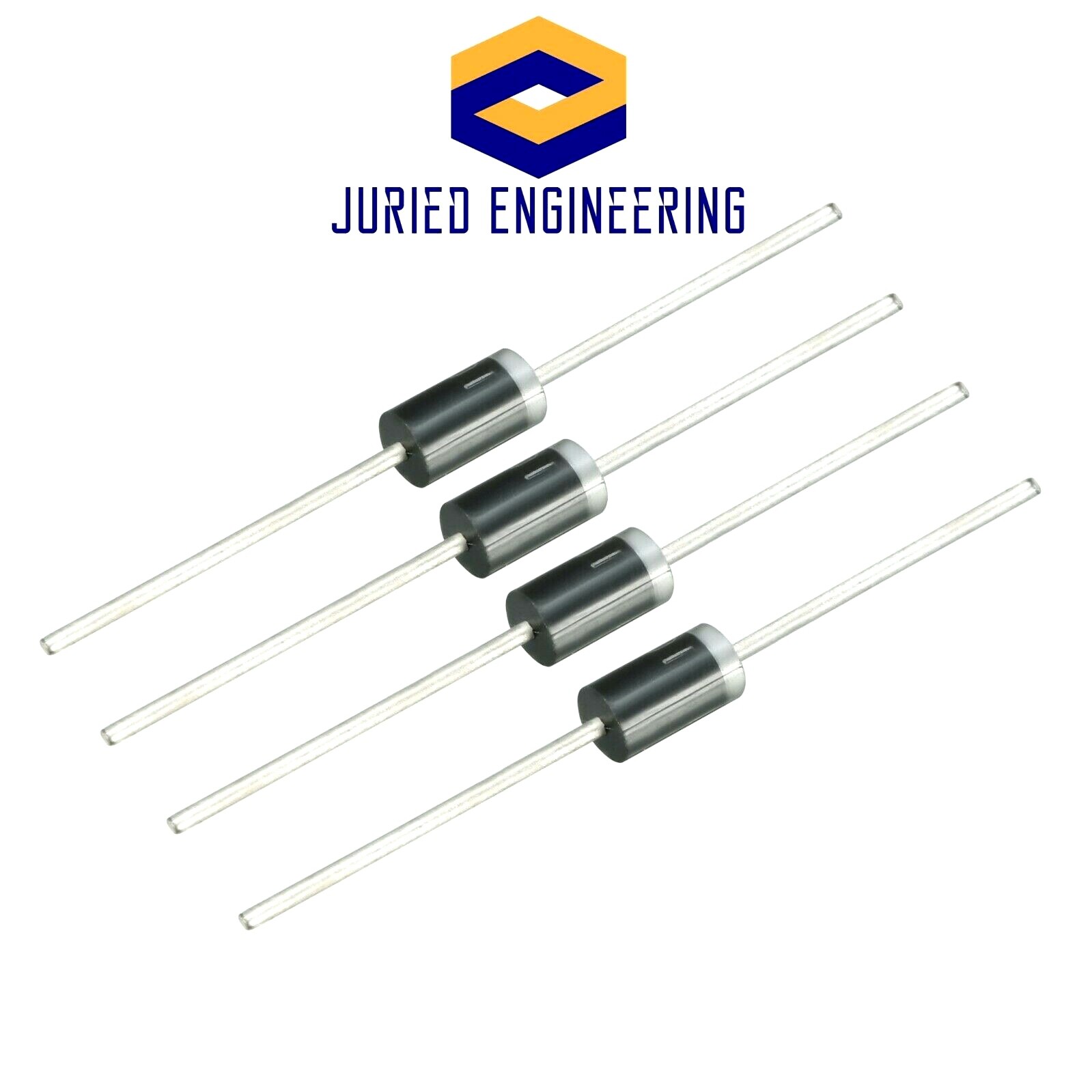25PCS ON Semiconductor 1N5402 DO-27 Standard Recovery Silicon Rectifier Diode 3A