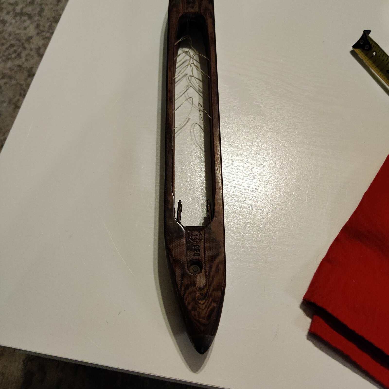 Vintage Weaving Shuttle. Shuttle Used To Add Warp Yarn See Pictures For Details