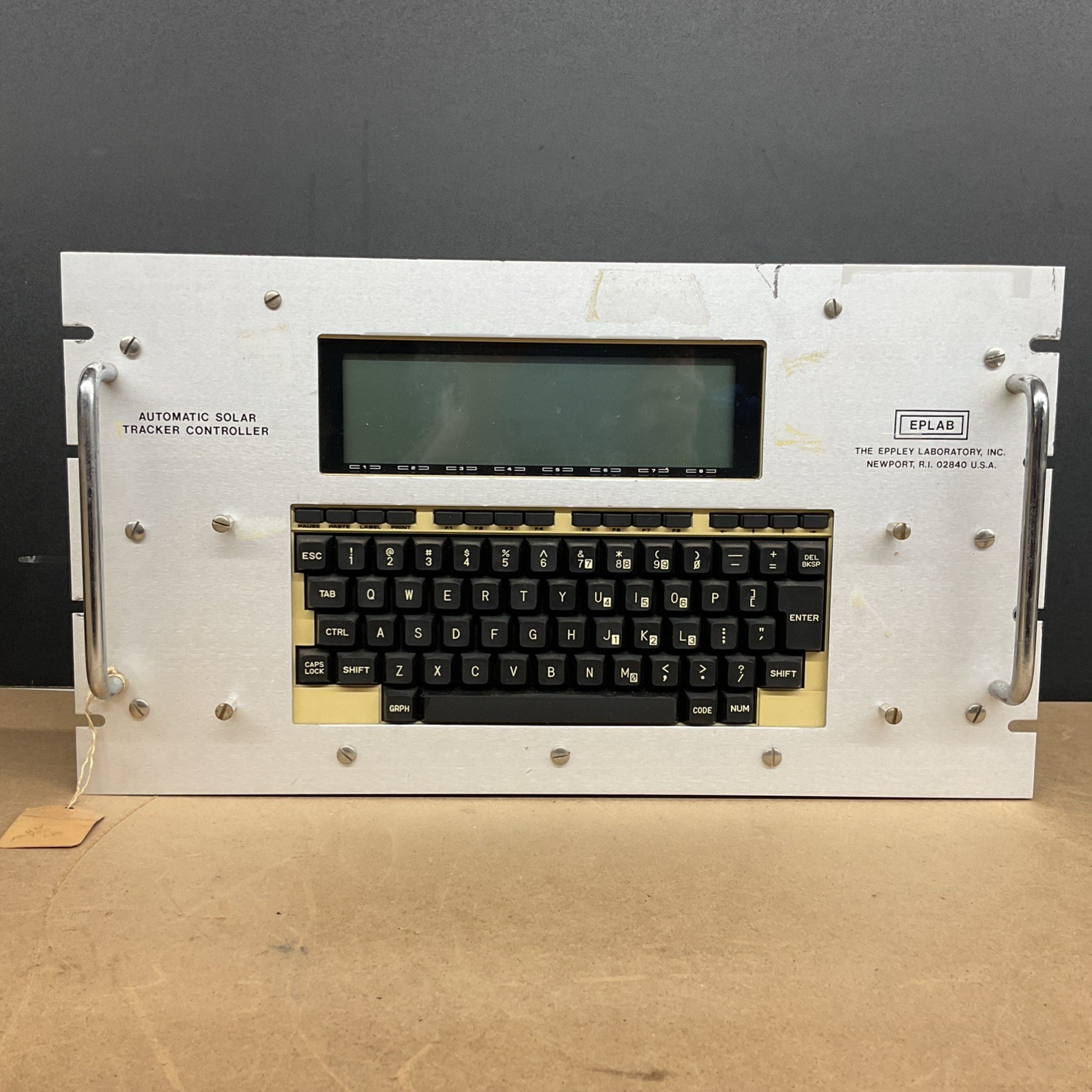 Eppley Laboratory Mounted Tandy 102 Automatic Solar Tracker Controller