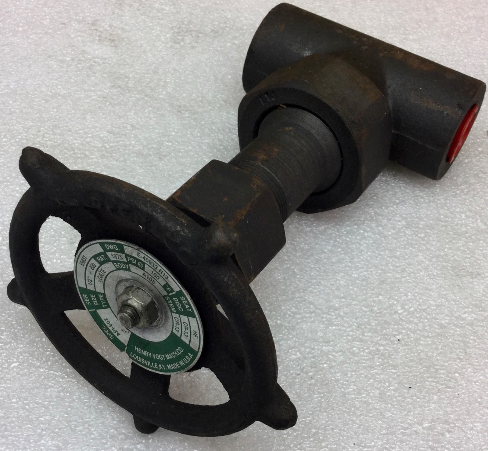 HENRY VOGT  59851 1/2" 800 SERIES GATE VALVE NEW CONDITION NO BOX