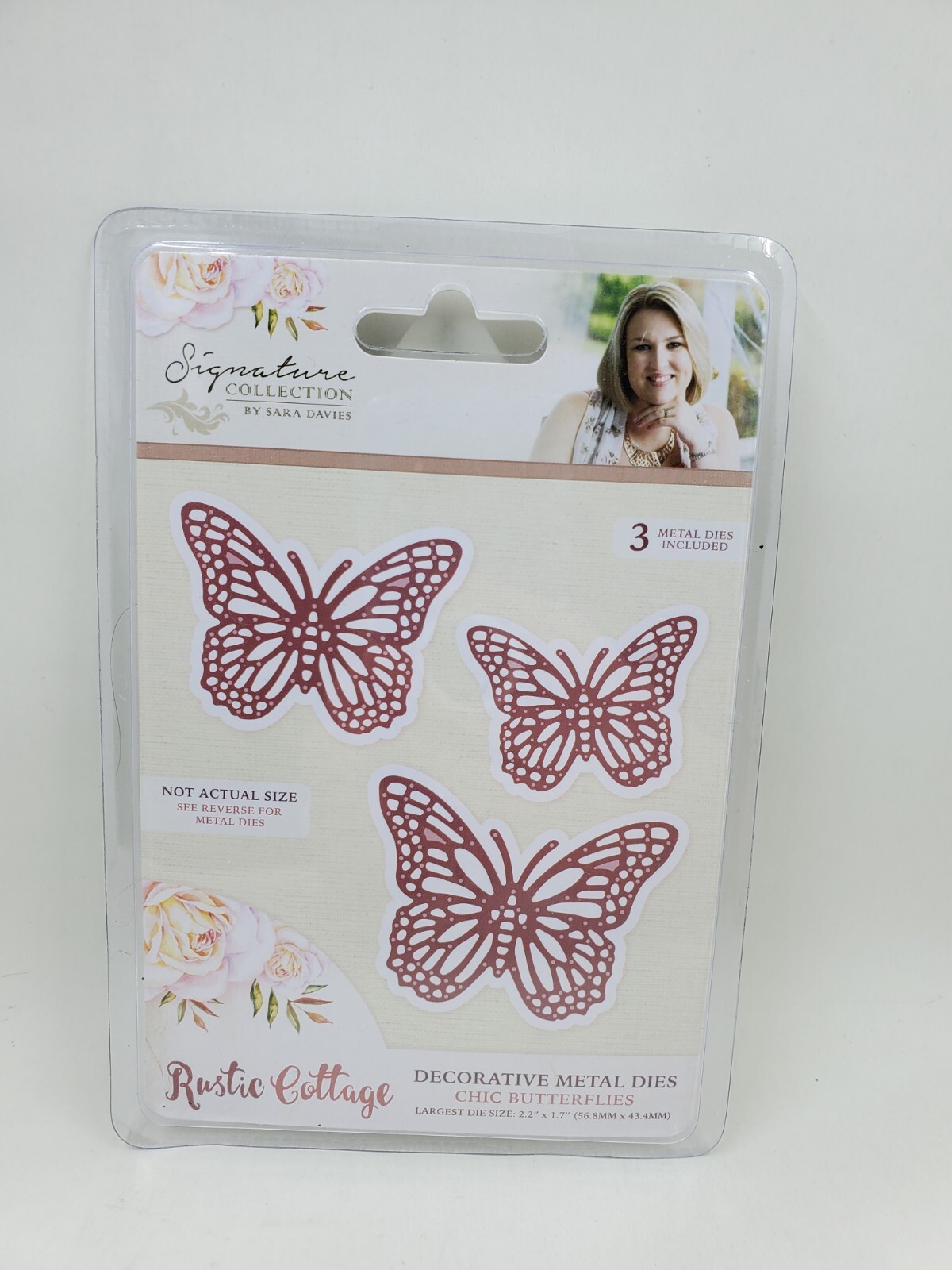 CS1 Crafter's Companion Rustic Cottage Chic Butterflies Die Set New