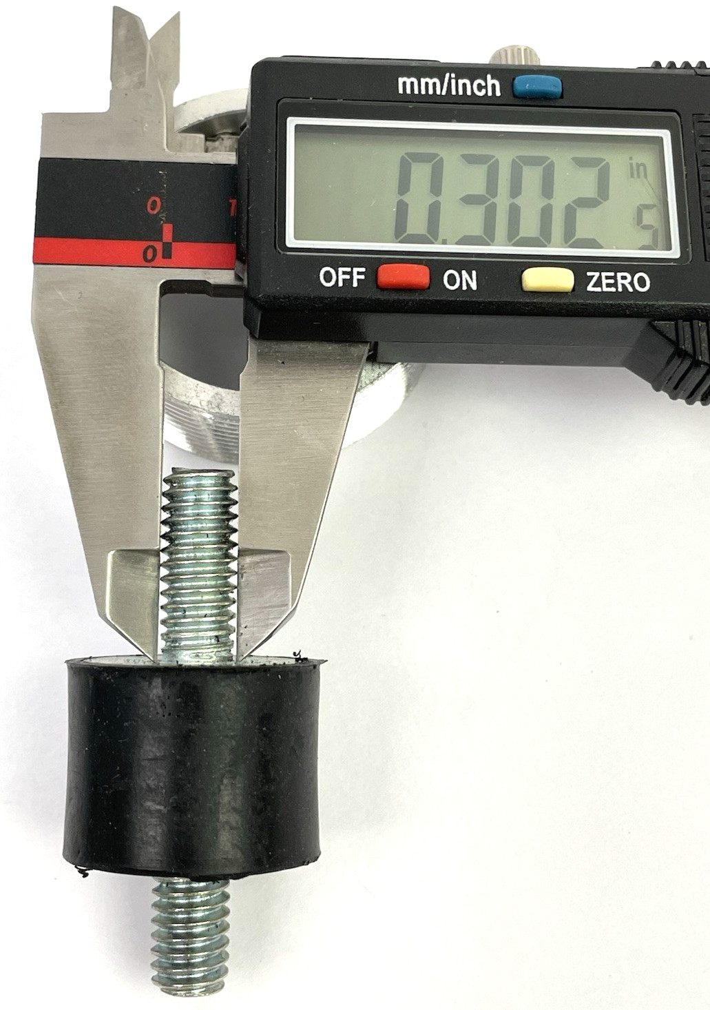 4-Rubber Vibration Noise Mounts 1/4"
