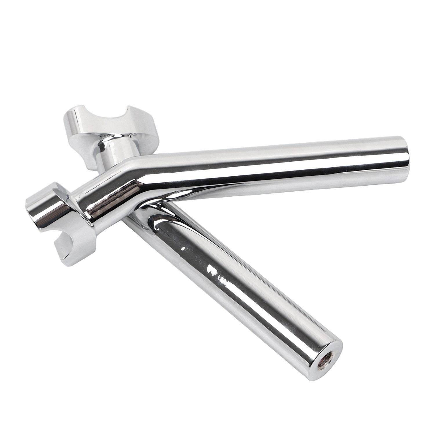 Chrome CNC 8 1/2" Pullback Handlebar Risers For Harley Dyna Fat Street Bob FXDB
