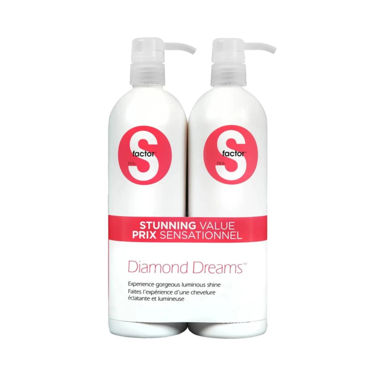 TIGI S-Factor Diamond Dreams Shampoo & Conditioner DUO 25.36 oz
