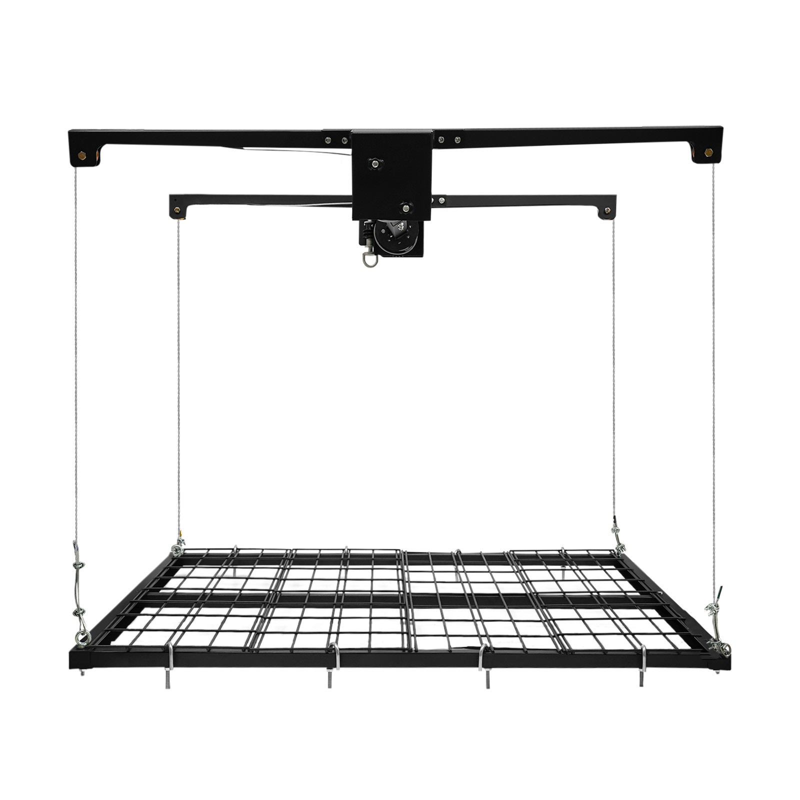 Overhead Garage Lifting Storage Steel Rack Organization Unit Adjustable Height