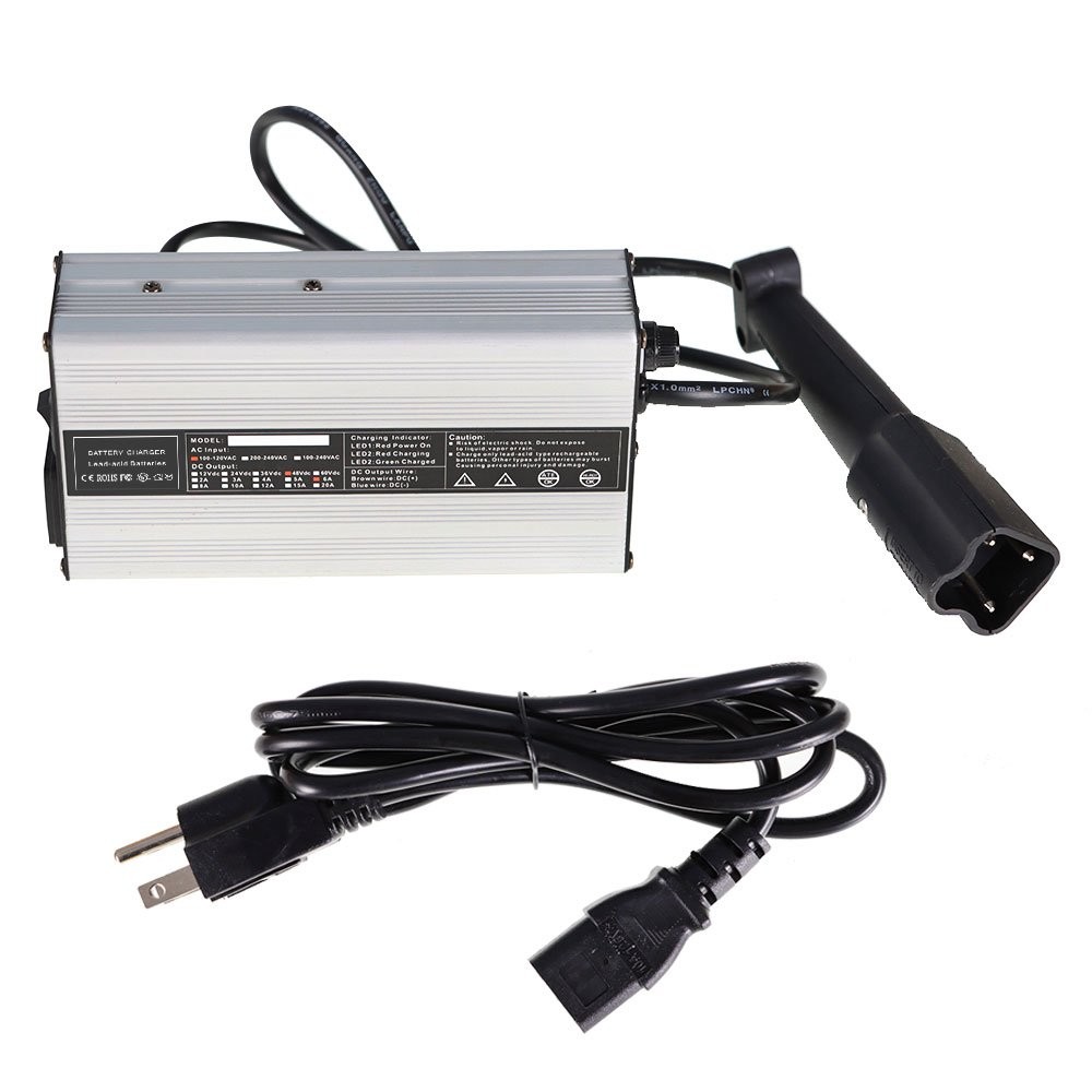 48V 6A Battery Charger 3 Pin Golf Cart For Yamaha Drive G29 2007-Up