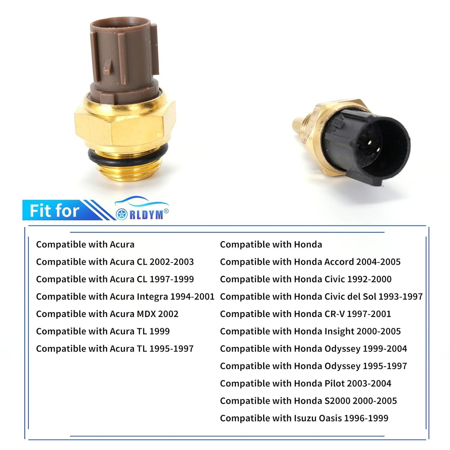 Engine Coolant Temperature Sensor Temp Sender Kit 37870-PJ7-003 37760-2PCS