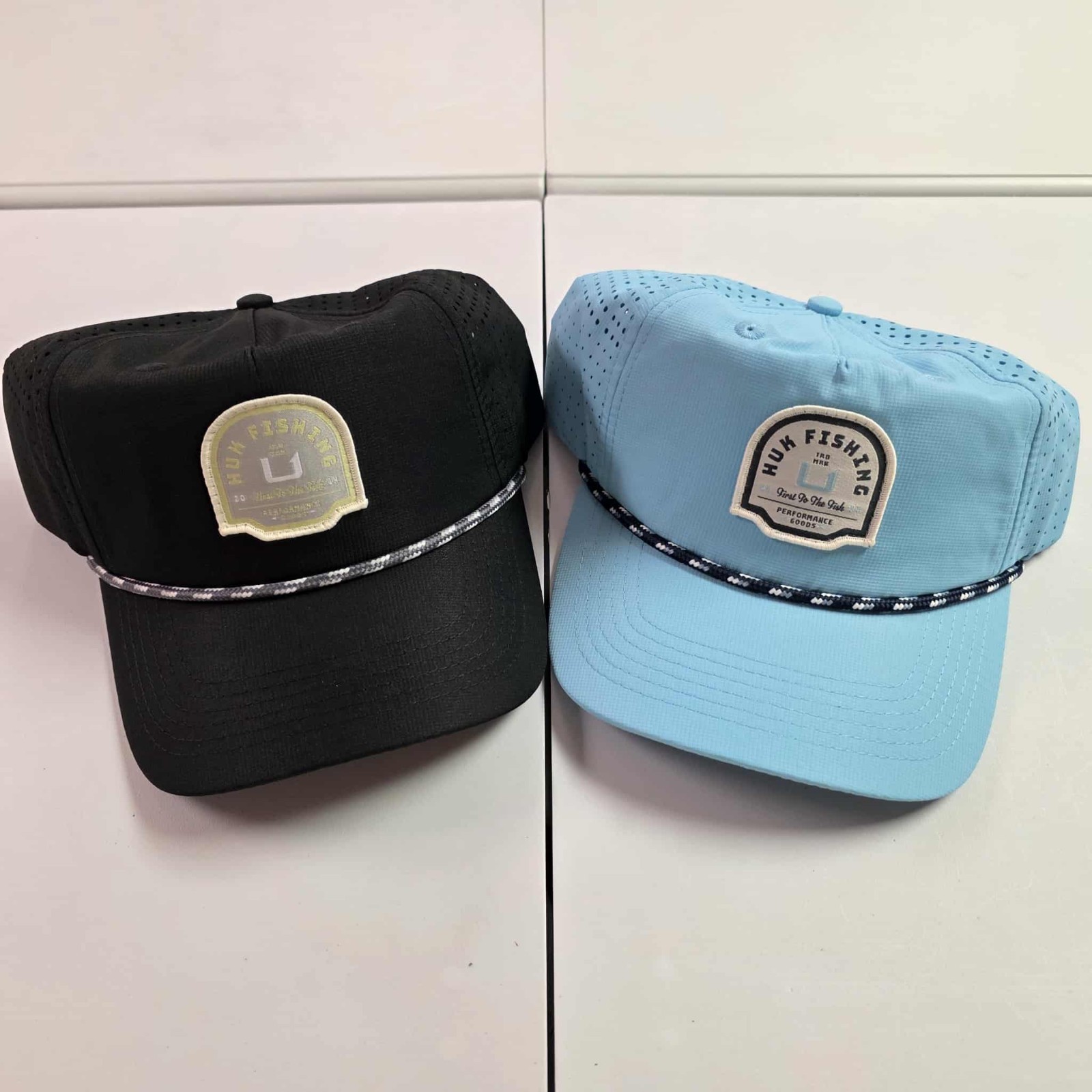 Huk Patch Performance Rope Hat Hat Cap Adjustable NWT!!