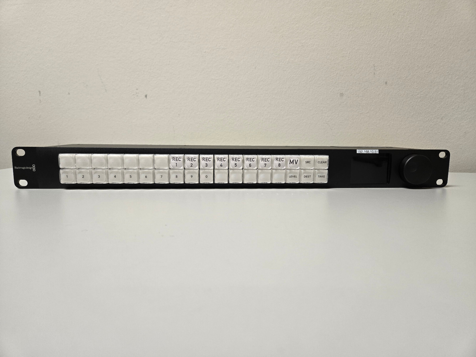 Black Magic Videohub Master Control Pro for router control