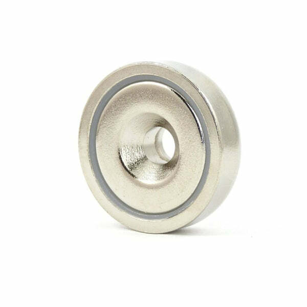 6X NORTH A32L Countersunk 32mm Shallow Pot Magnets Magnetic Neo Pot | Gate Latch