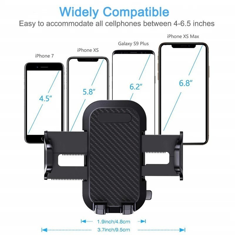 Adjustable Car Phone Holder With Suction Cup, Suitable For Phone Navigation