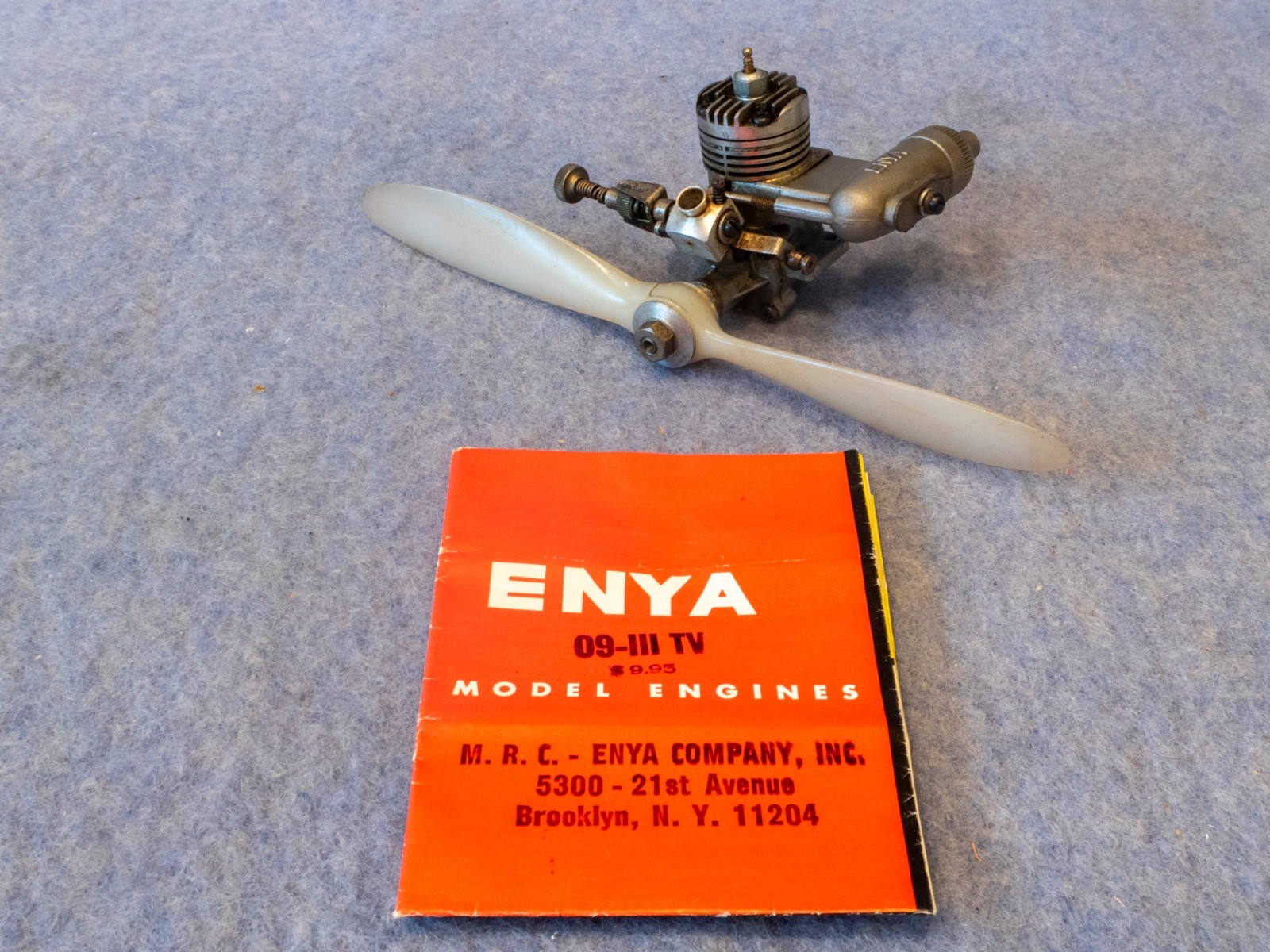 Used Very Clean Enya .09-III TV Model Airplane Engine